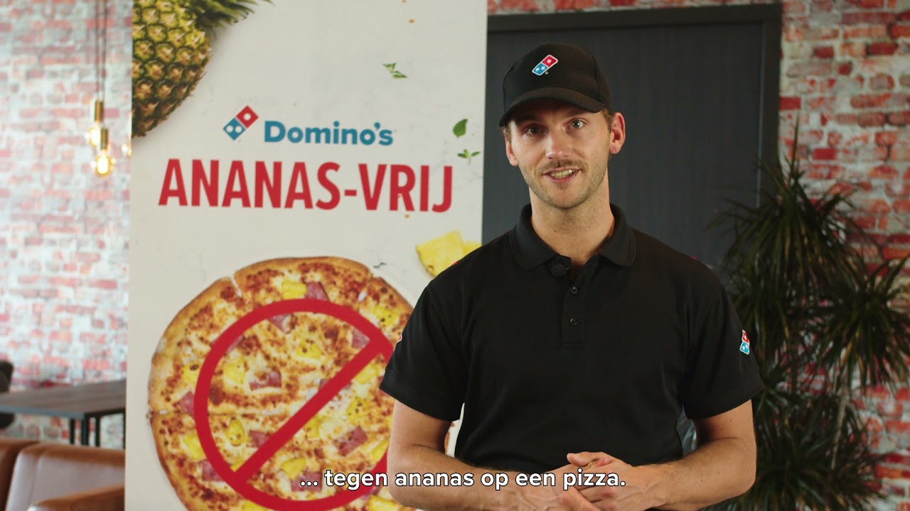 Domino's: Geen ananas meer op pizza's