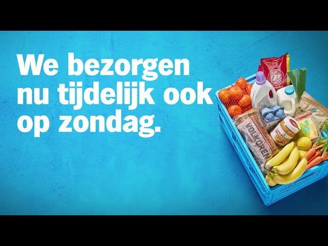 Albert Heijn: Tijdelijk ook bezorging op zondag