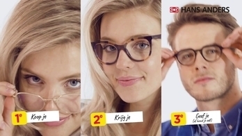 Hans Anders: 2e en 3e bril gratis!