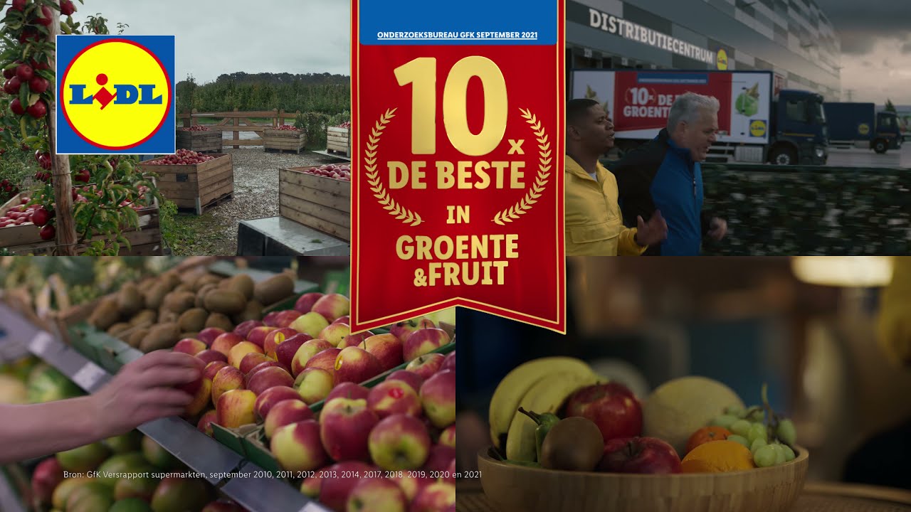 Lidl: Voor de 10 keer beste supermarkt in Groente en Fruit!
