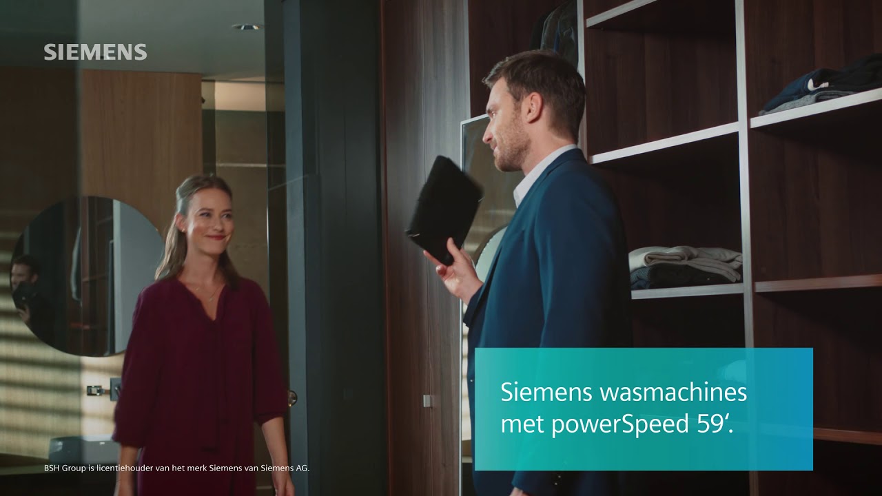 Siemens: wasmachines met powerSpeed '59