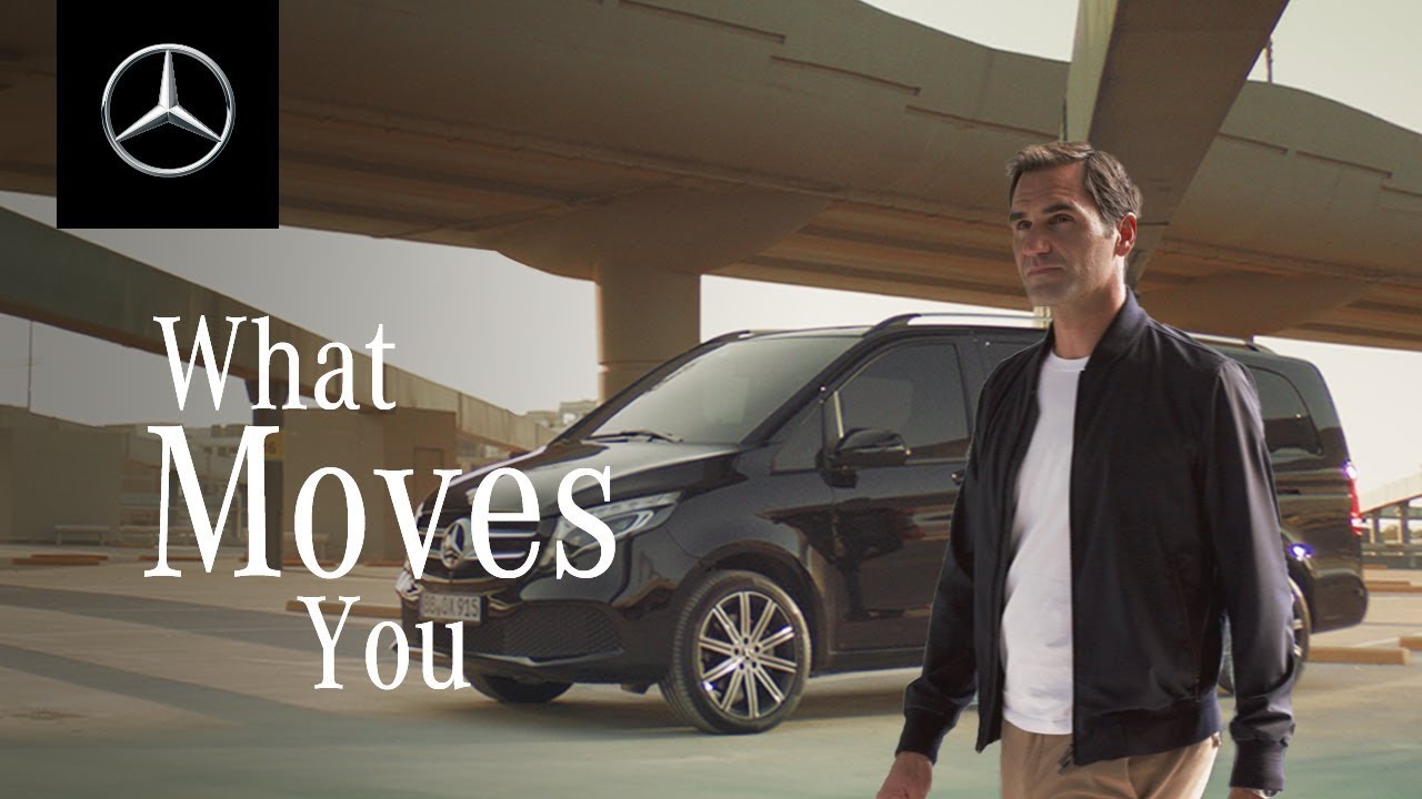 Mercedes: What Moves You - Roger Federer & the V-Class