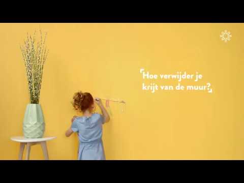 albelli: Hoe verwijder je krijt van de muur?