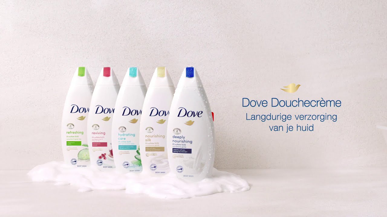 Dove: Douchecrèmes met nieuwe formulering