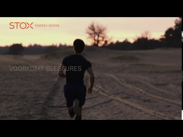 STOX Energy Socks: Minder Hardloopblessures