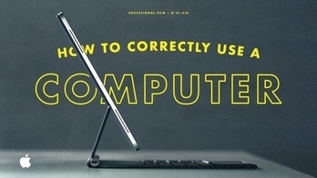 Apple: iPad Pro - How to correctly use a computer